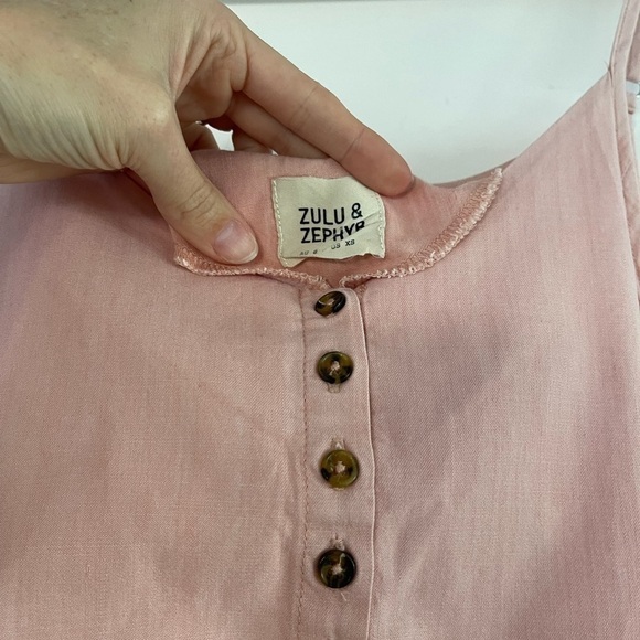 Zulu & Zephyr Slide Romper Salmon - XS - Picture 6 of 6